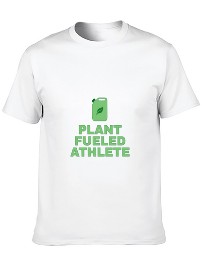 Plant Fueled Athlete Graphic Tee - Vegan Fitness Shirt