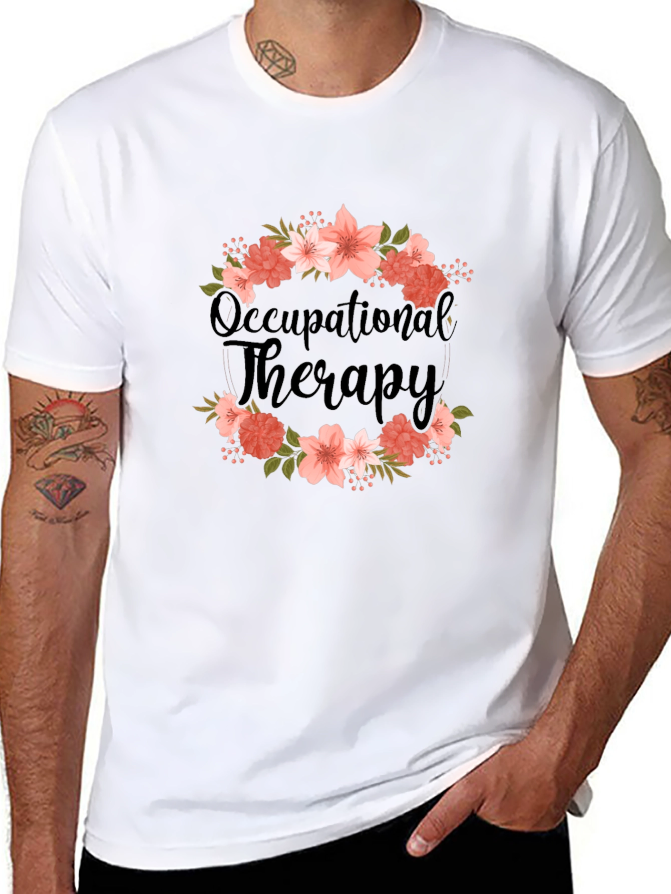 Occupational Therapy Floral Tee