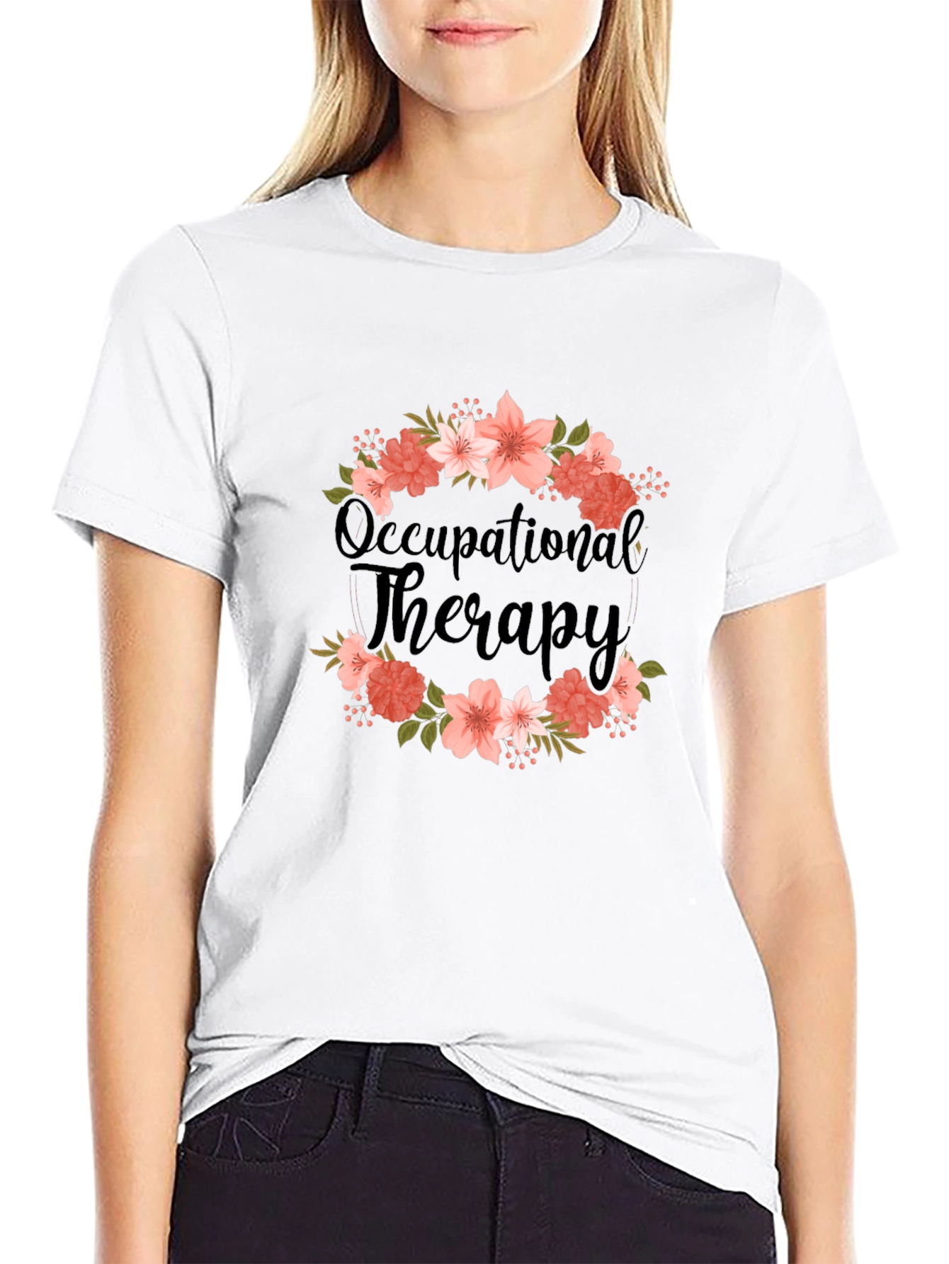 Occupational Therapy Floral Tee