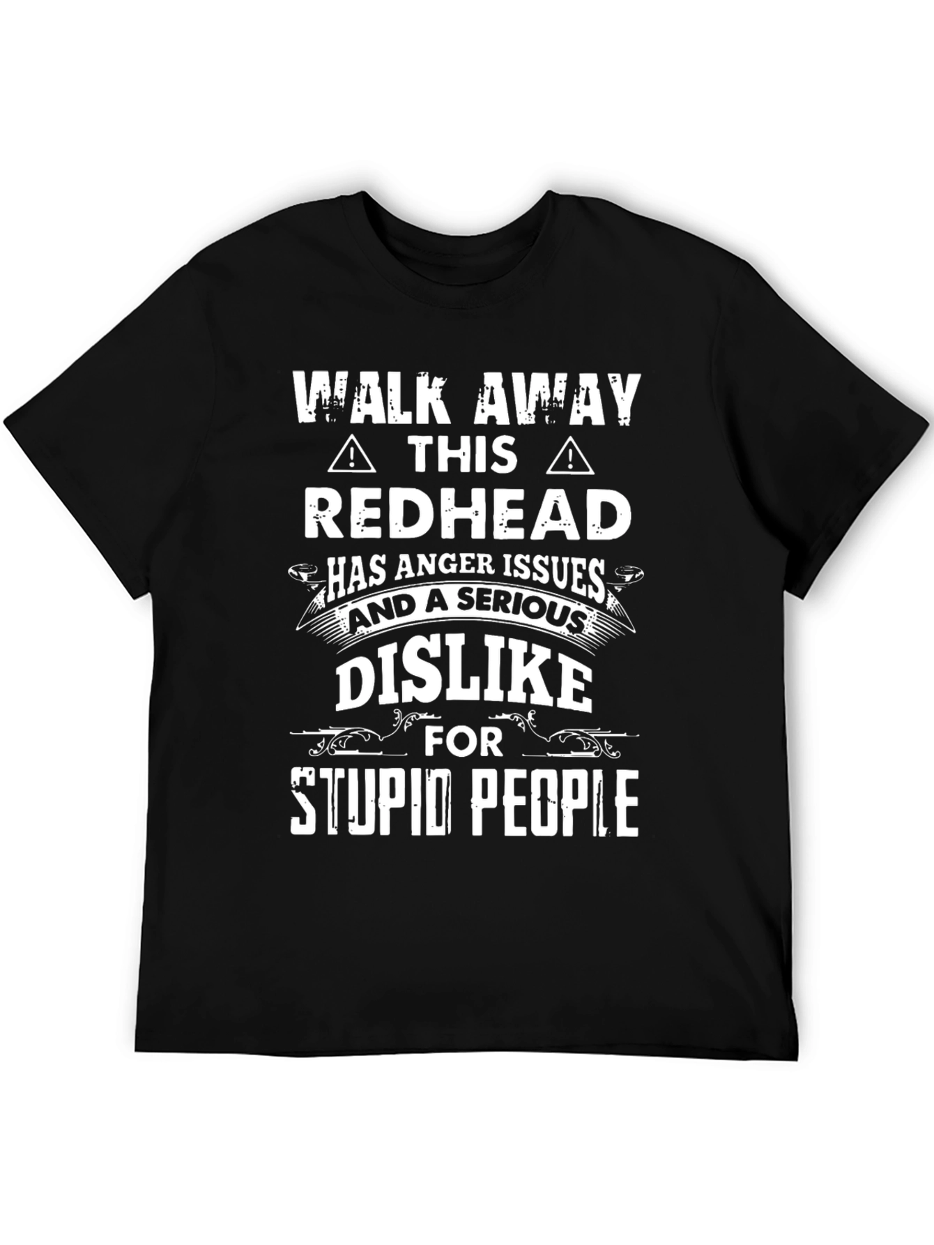 Redhead Anger Issues Graphic Tee - Funny Novelty T-Shirt