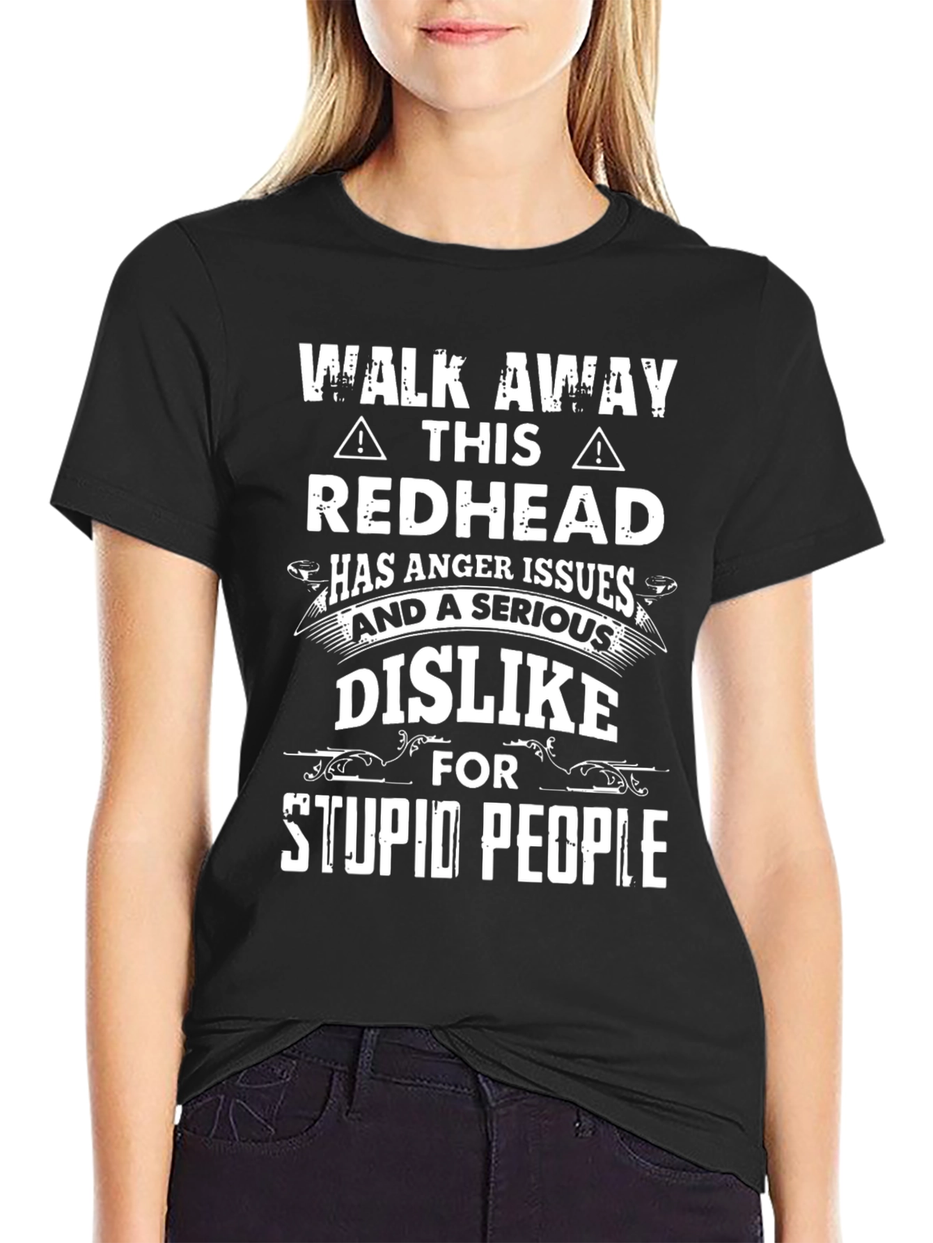 Redhead Anger Issues Graphic Tee - Funny Novelty T-Shirt