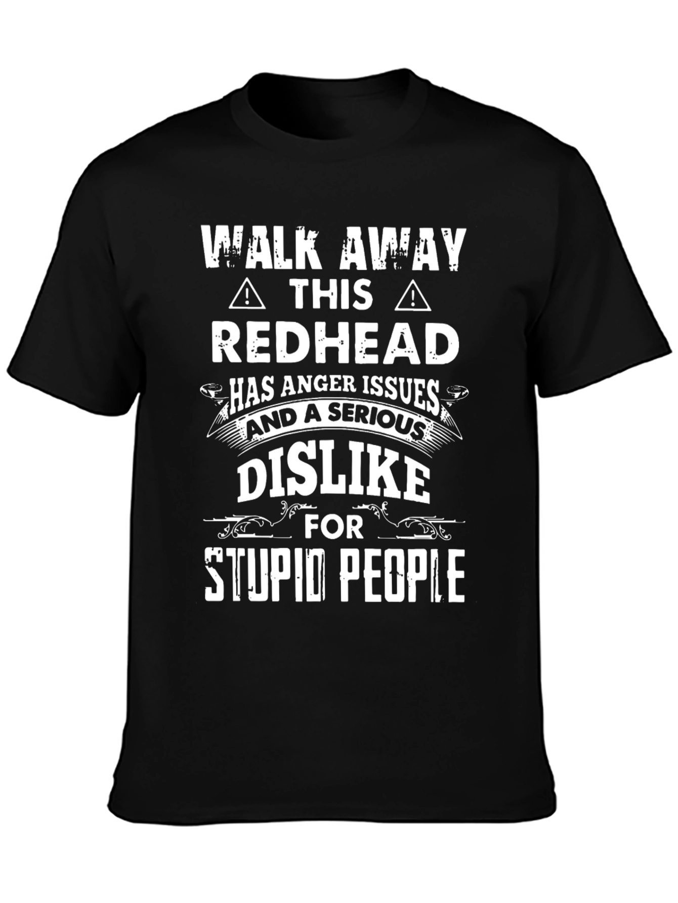 Redhead Anger Issues Graphic Tee - Funny Novelty T-Shirt