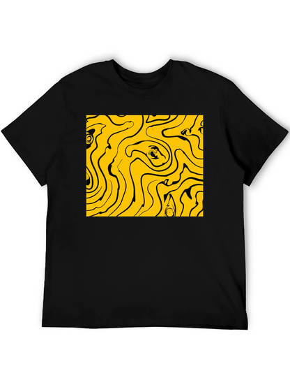 Abstract Swirl Graphic Tee