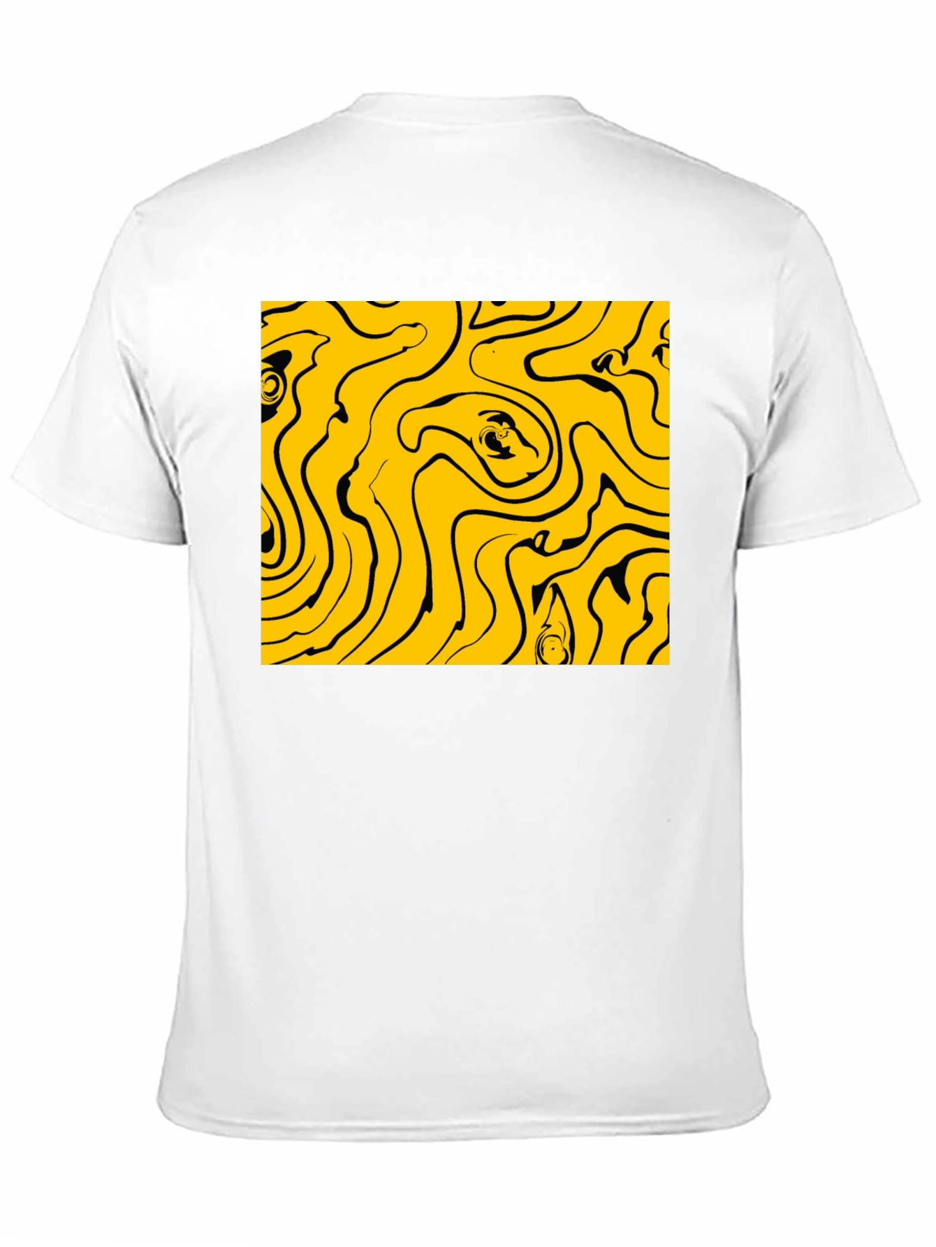 Abstract Swirl Graphic Tee