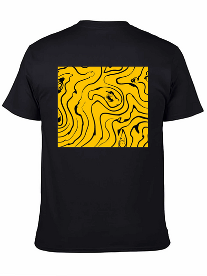 Abstract Swirl Graphic Tee