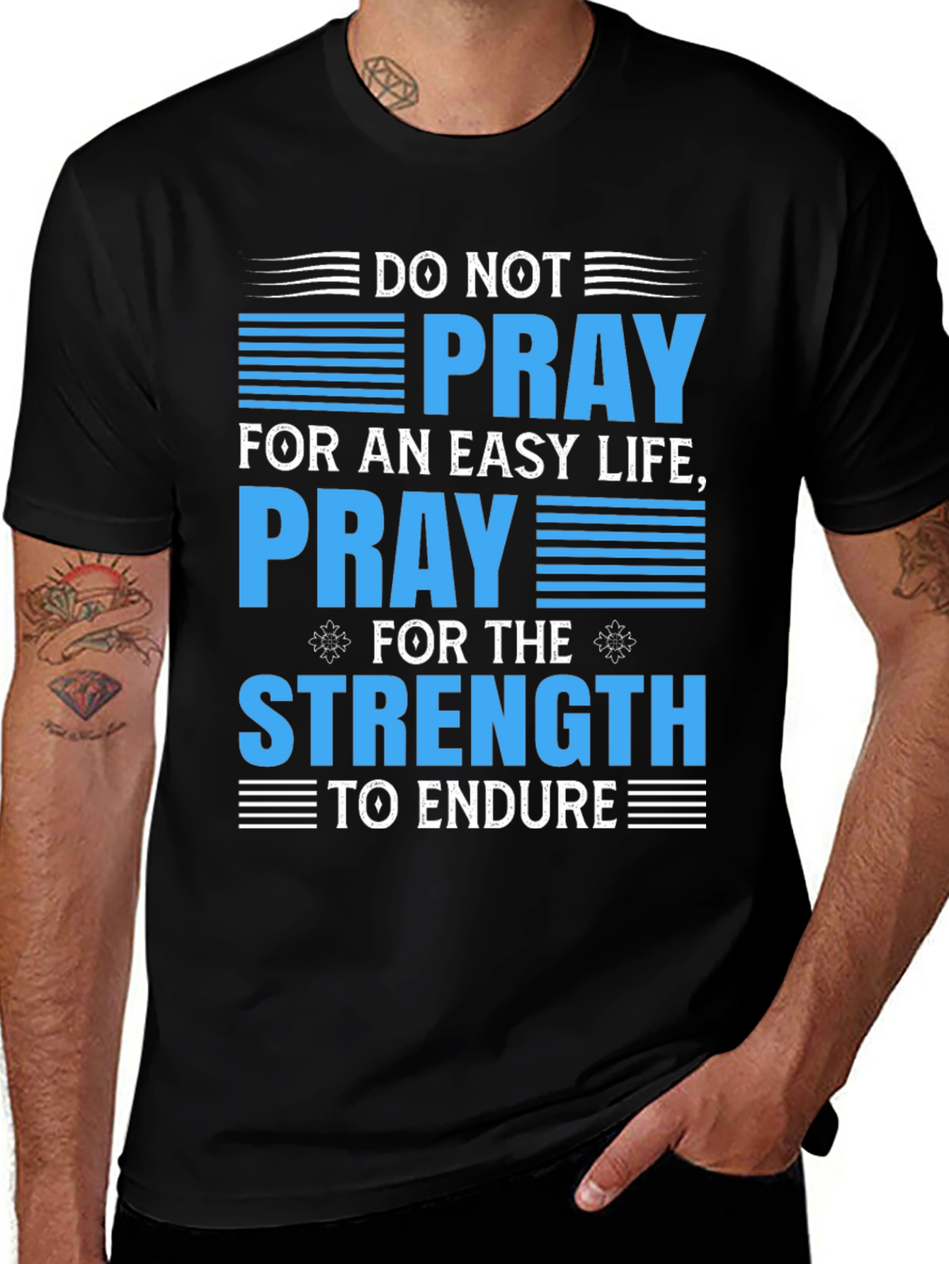 Inspirational T-Shirt: Pray for Strength