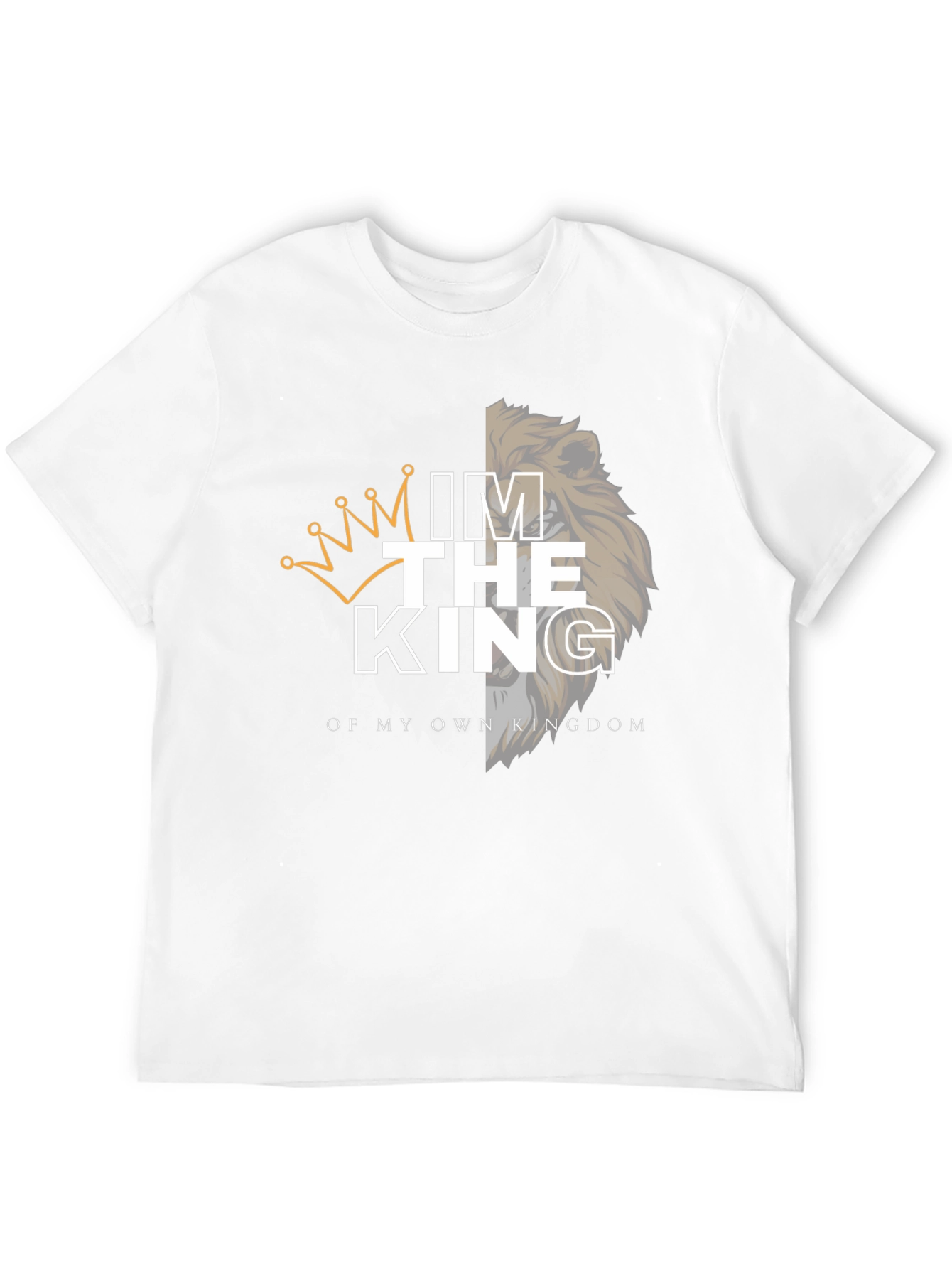 Im The King Lion Graphic Mens T-Shirt