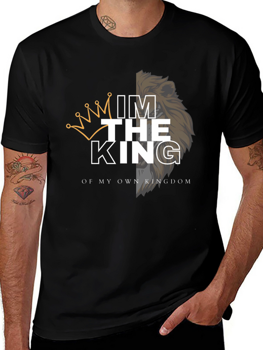Im The King Lion Graphic Mens T-Shirt