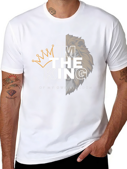 Im The King Lion Graphic Mens T-Shirt