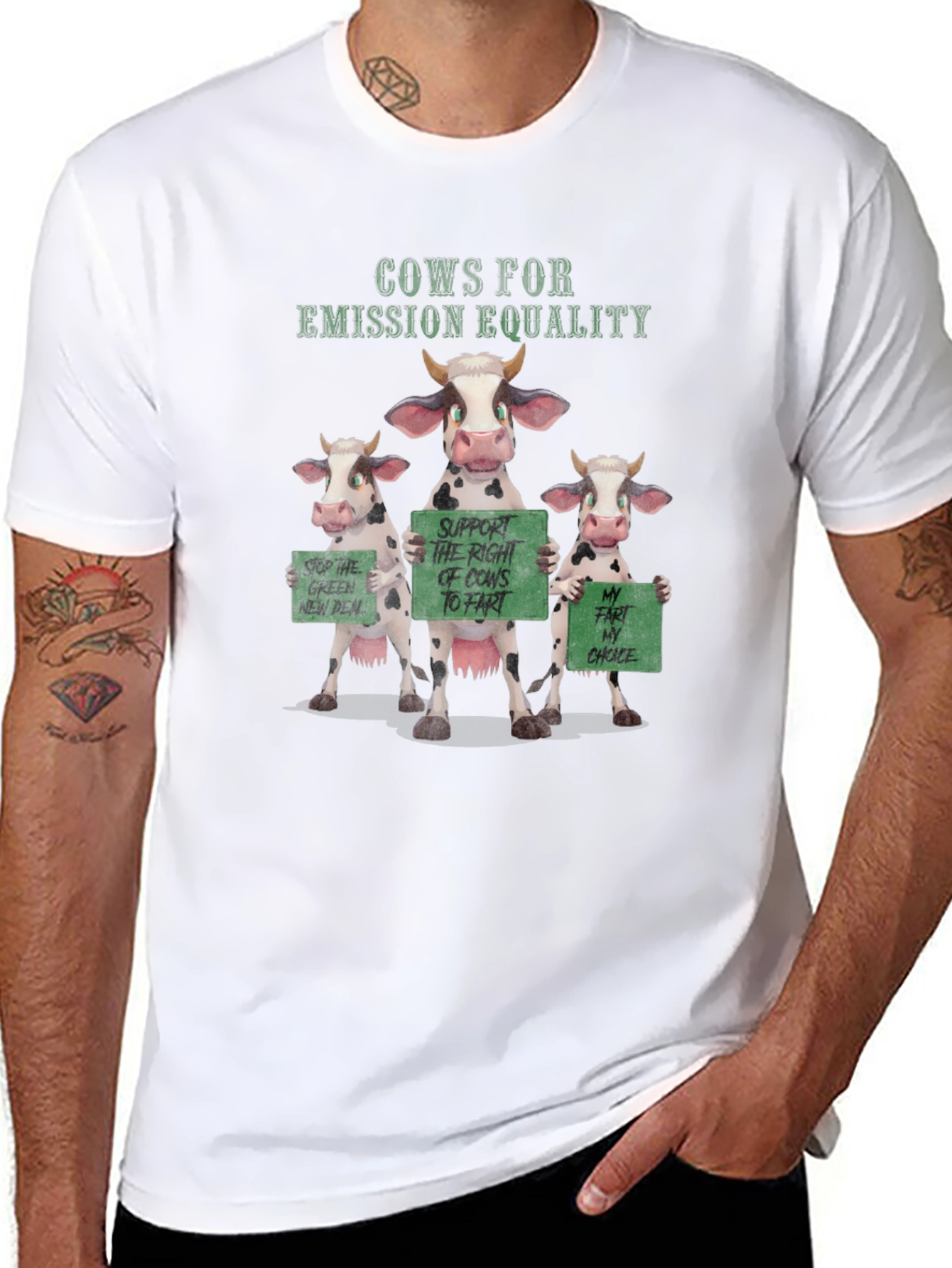 Cows for Emission Equality T-Shirt