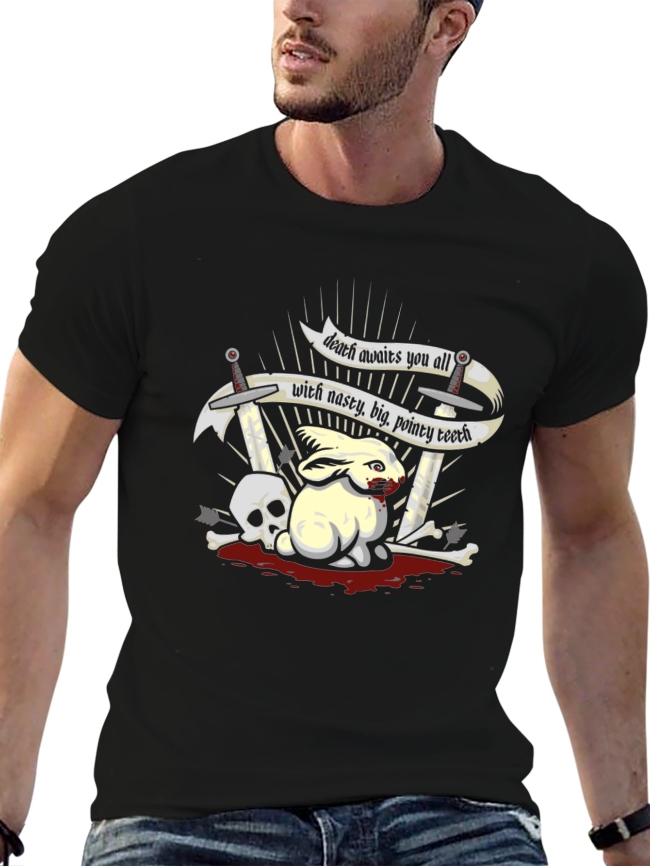 Killer Rabbit T-Shirt - Monty Python Inspired