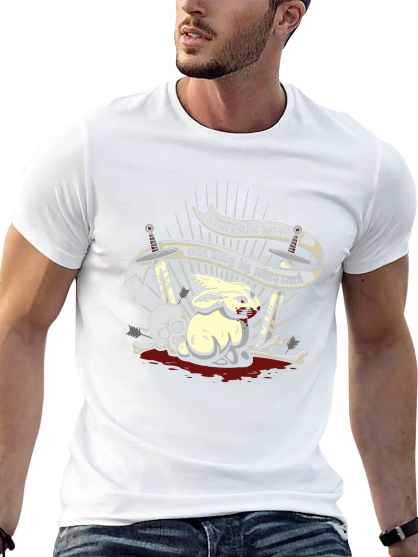Killer Rabbit T-Shirt - Monty Python Inspired