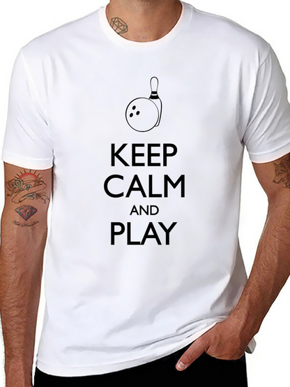 Keep Calm and Play Bowling T-Shirt