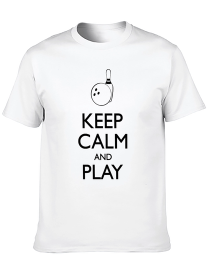 Keep Calm and Play Bowling T-Shirt