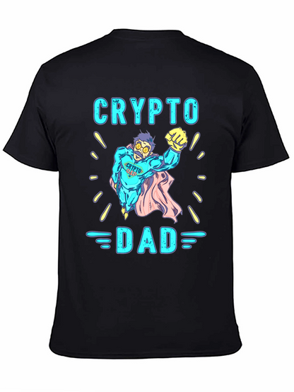 Crypto Dad Superhero Graphic Tee