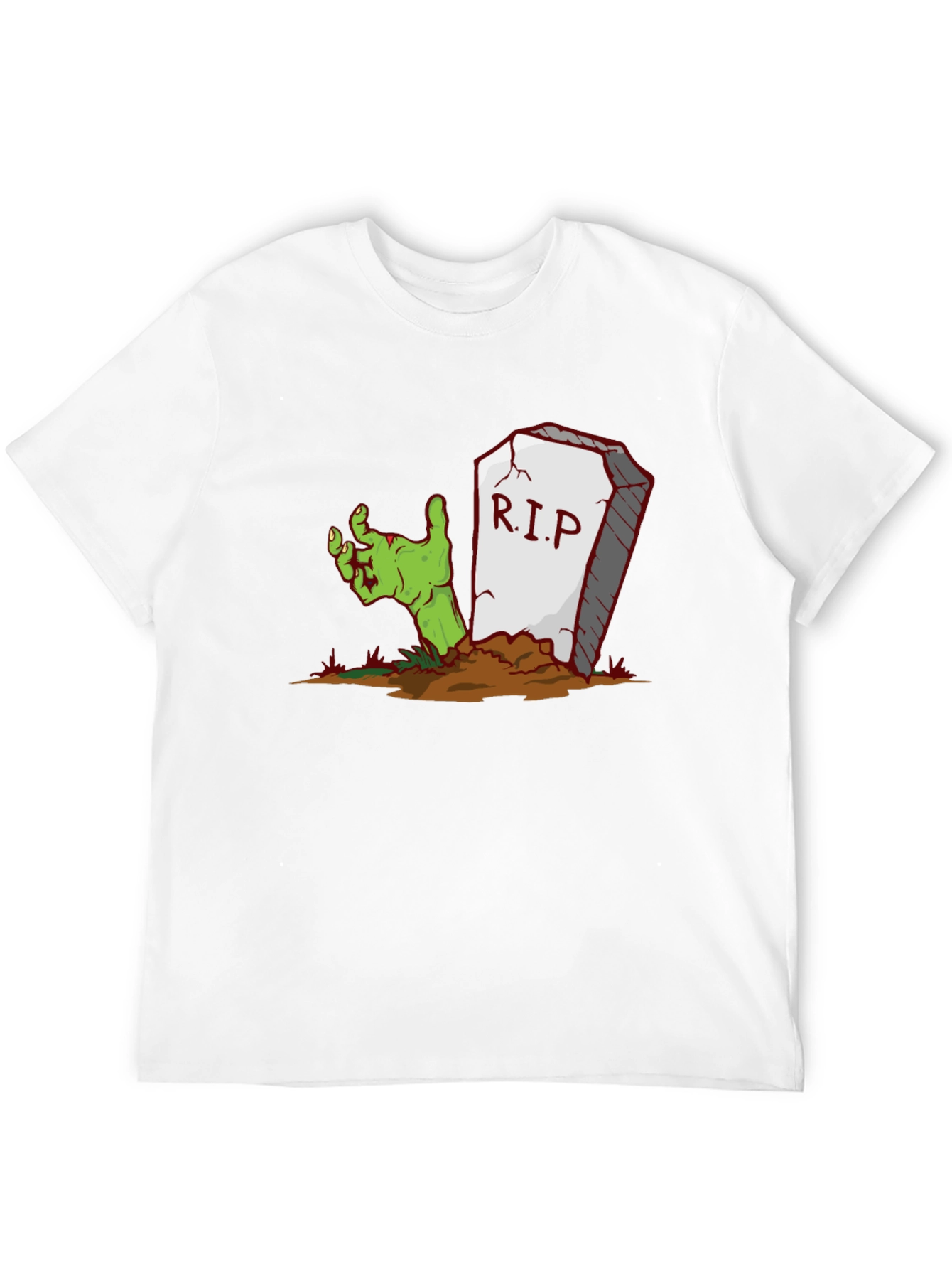 Zombie Hand RIP Graphic Tee - Halloween