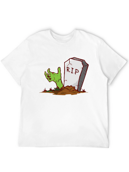 Zombie Hand RIP Graphic Tee - Halloween