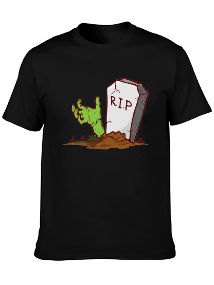 Zombie Hand RIP Graphic Tee - Halloween