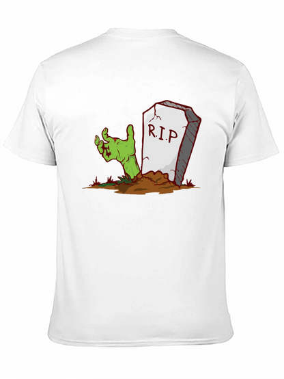 Zombie Hand RIP Graphic Tee - Halloween