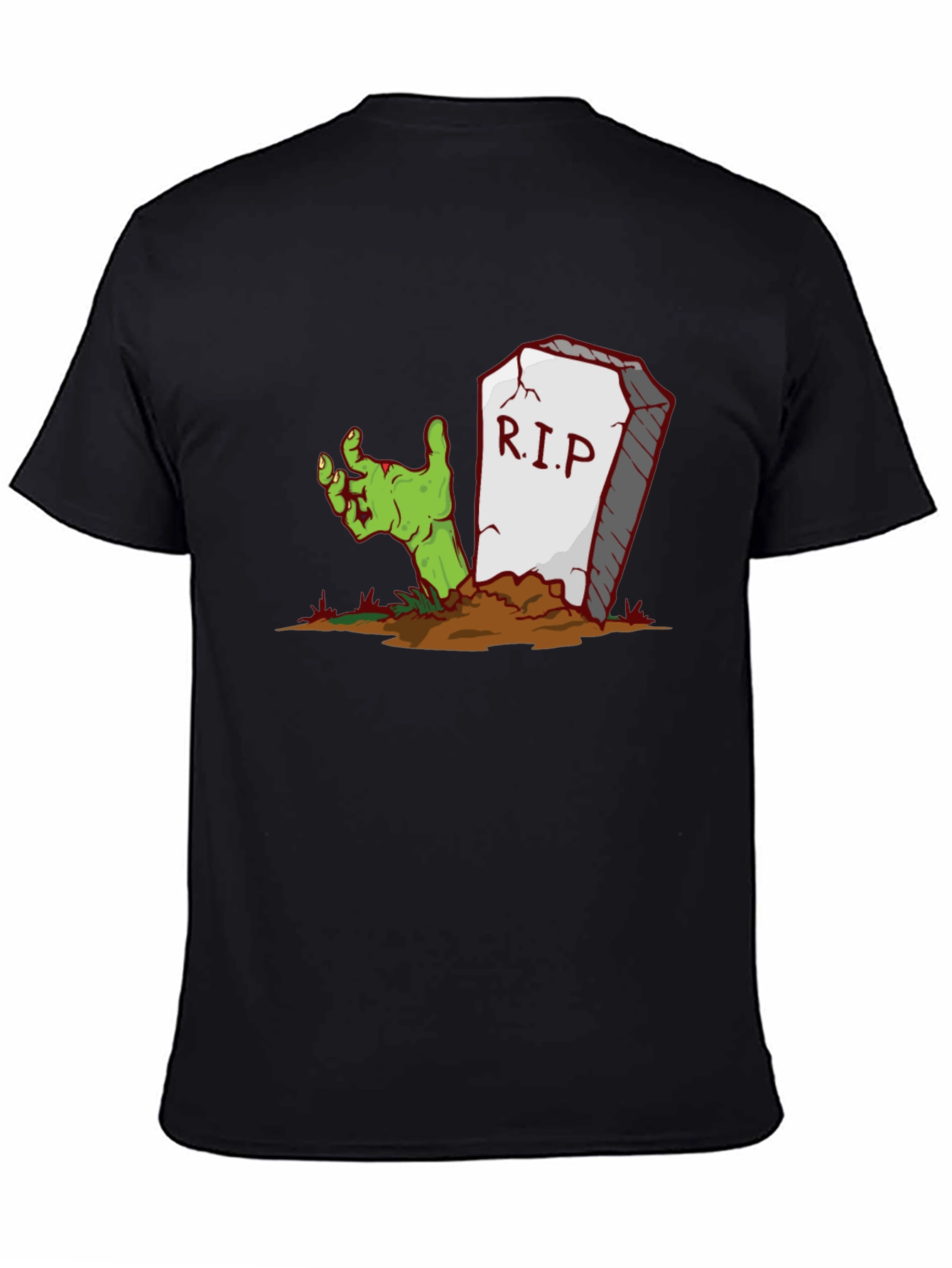 Zombie Hand RIP Graphic Tee - Halloween
