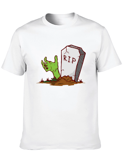 Zombie Hand RIP Graphic Tee - Halloween