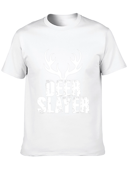 Deer Slayer T-Shirt - Black Hunting Tee