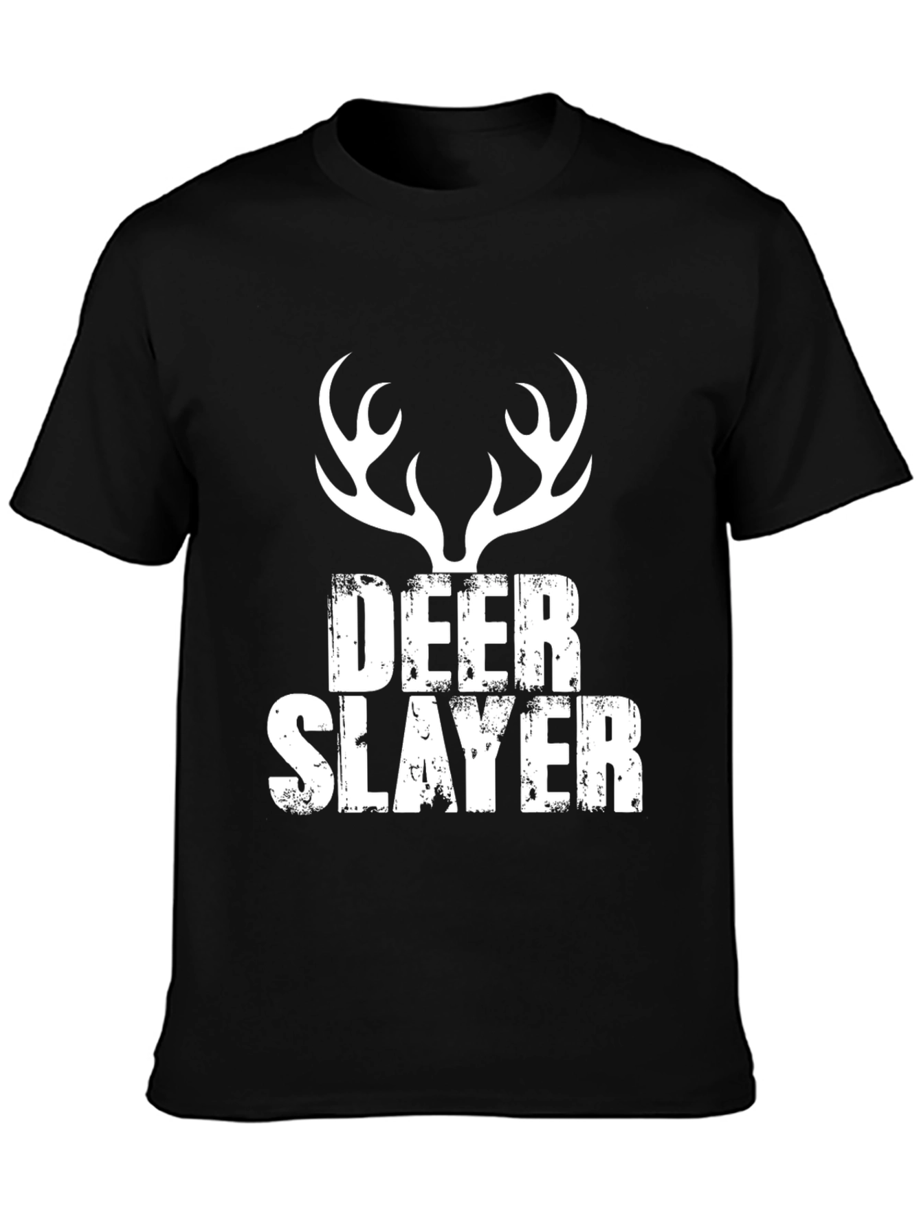 Deer Slayer T-Shirt - Black Hunting Tee