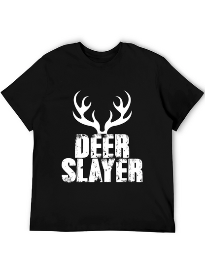 Deer Slayer T-Shirt - Black Hunting Tee