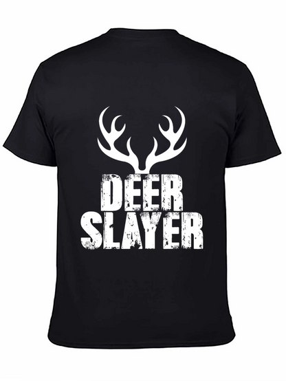 Deer Slayer T-Shirt - Black Hunting Tee