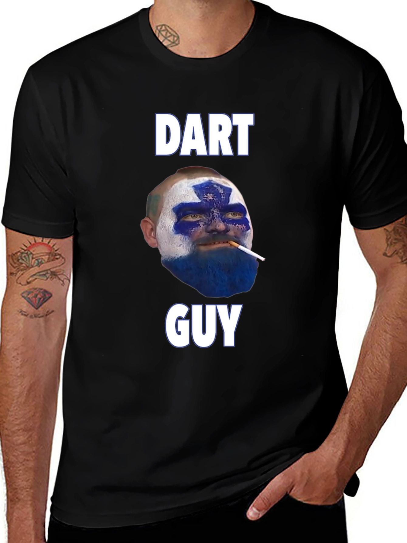 Dart Guy T-Shirt - Funny Graphic Tee
