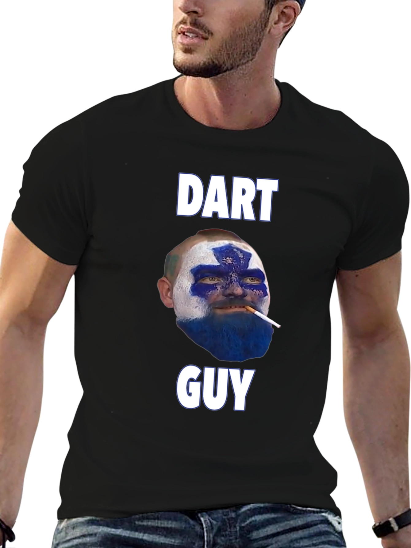 Dart Guy T-Shirt - Funny Graphic Tee