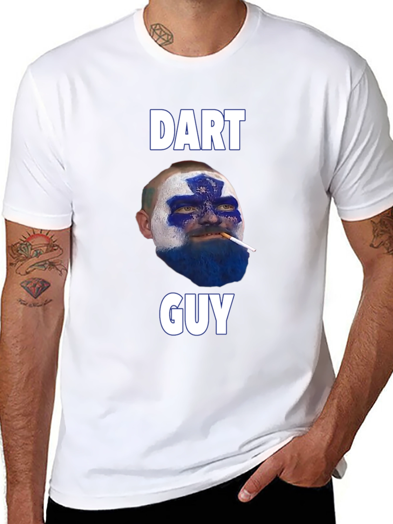 Dart Guy T-Shirt - Funny Graphic Tee
