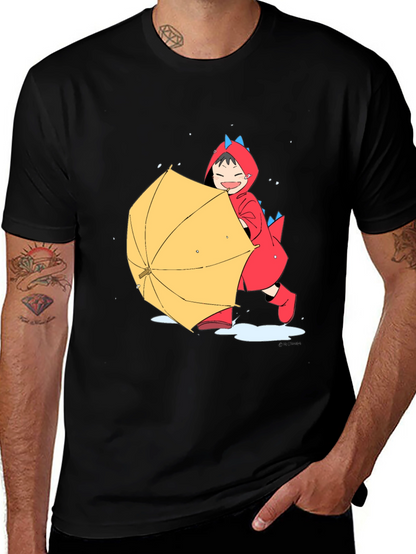 Dino Rain Fun T-Shirt