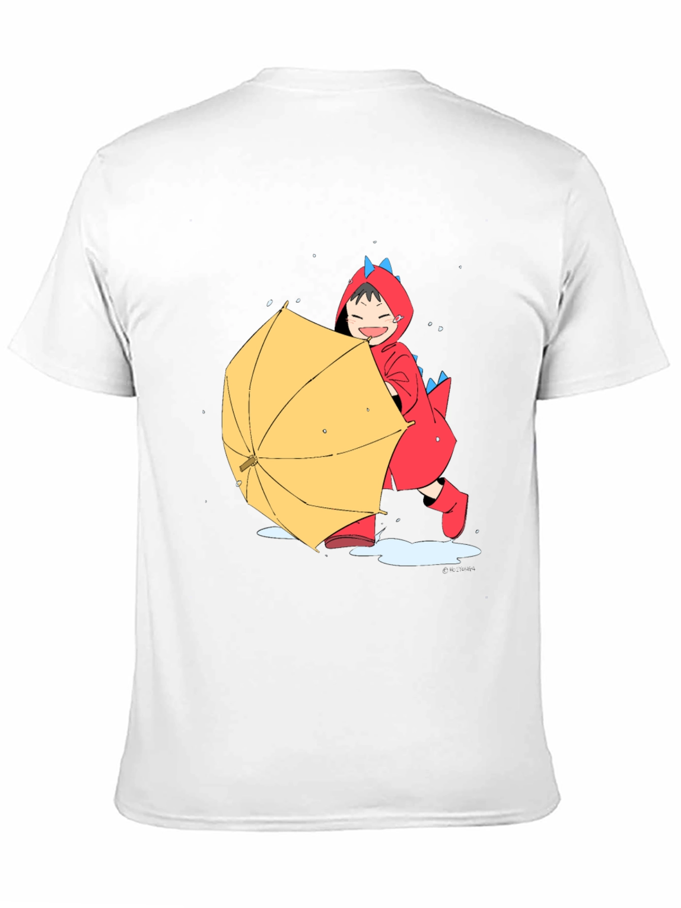 Dino Rain Fun T-Shirt