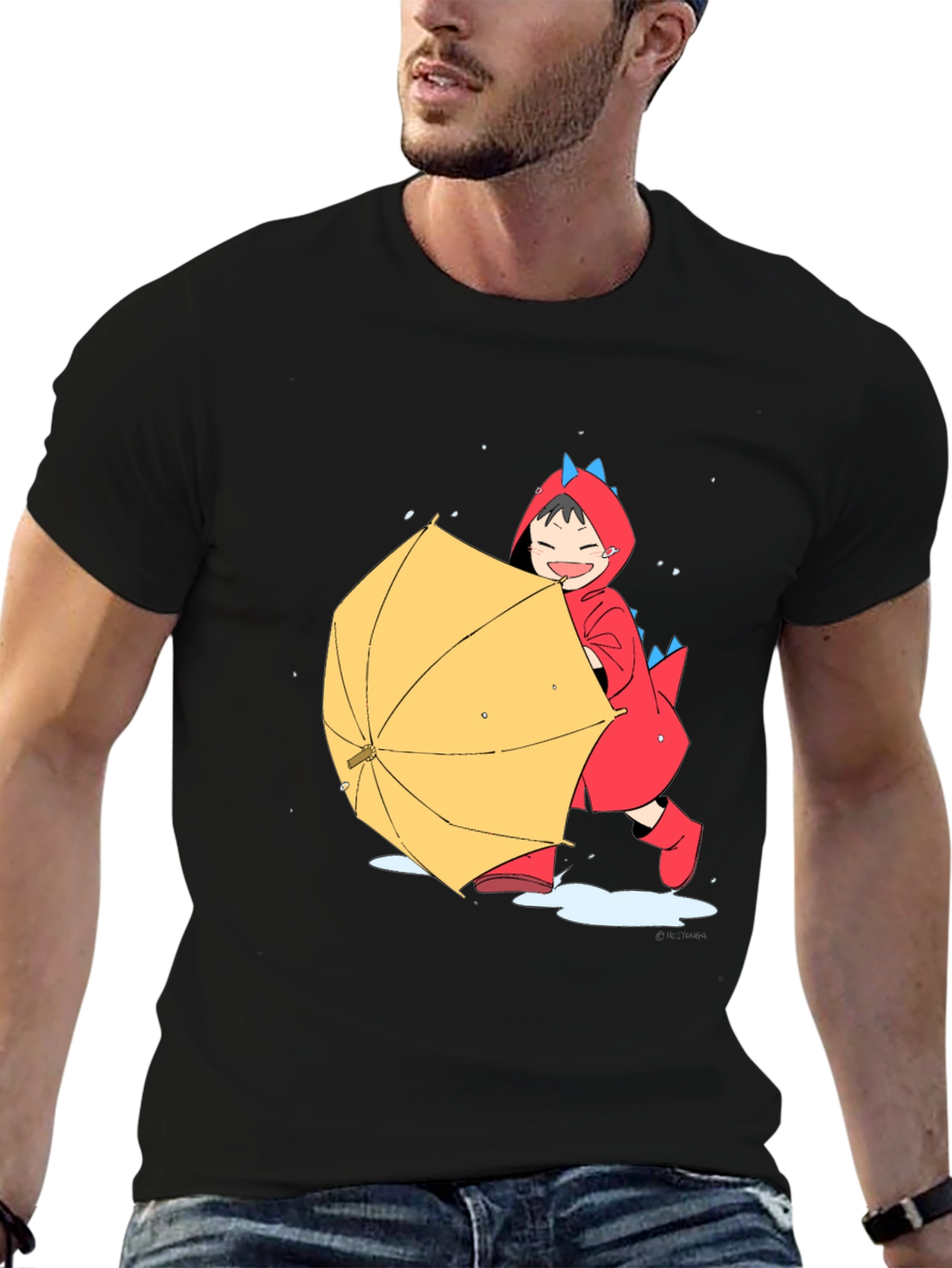 Dino Rain Fun T-Shirt