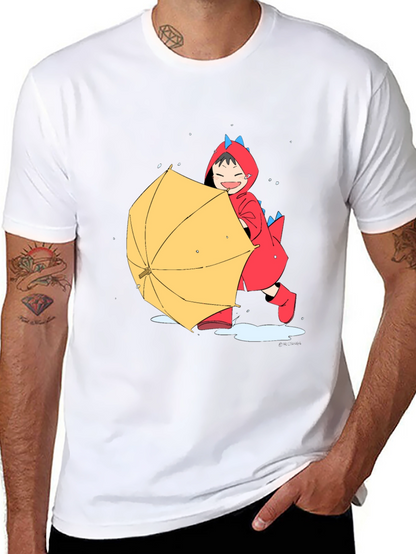 Dino Rain Fun T-Shirt