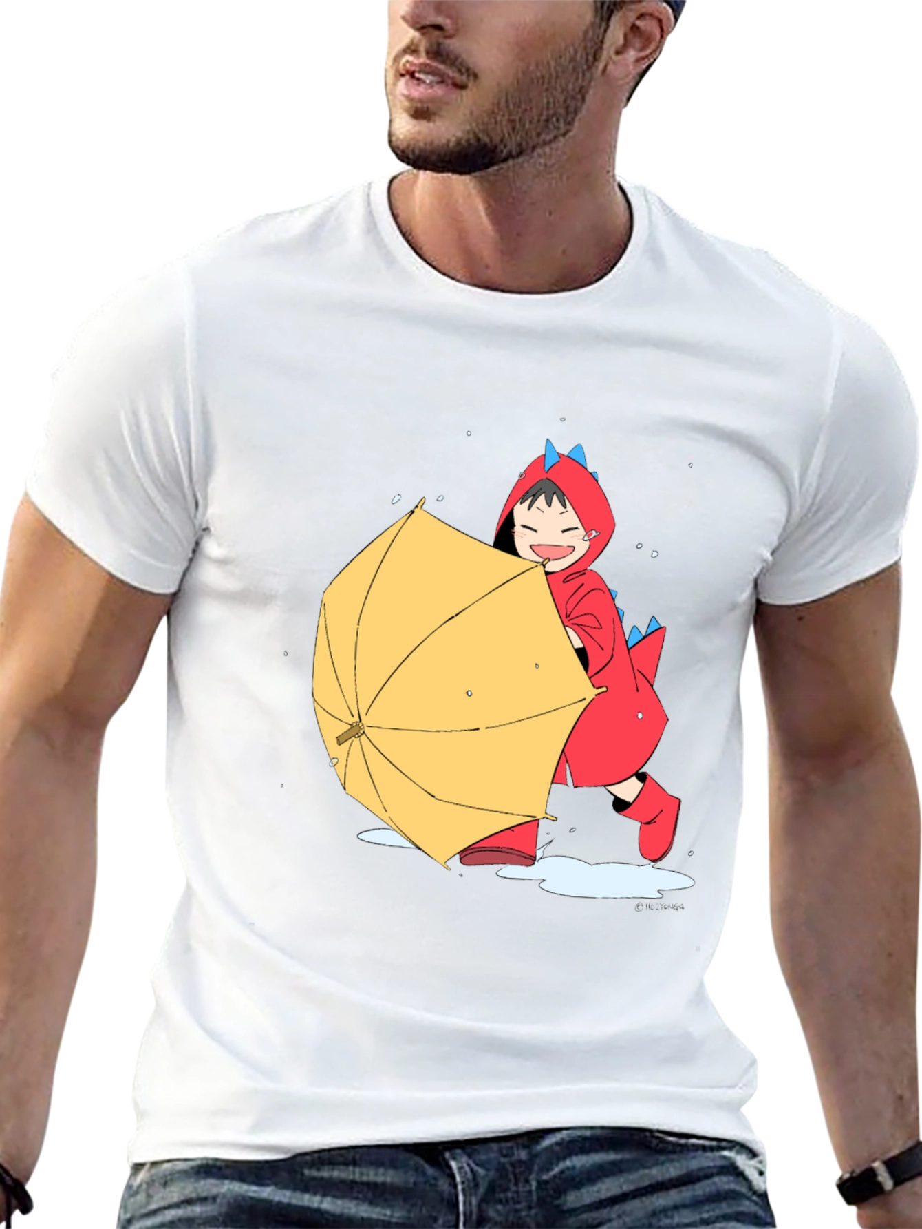 Dino Rain Fun T-Shirt