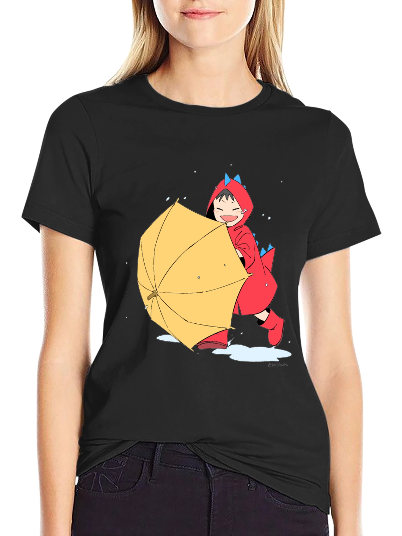 Dino Rain Fun T-Shirt