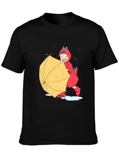 Dino Rain Fun T-Shirt