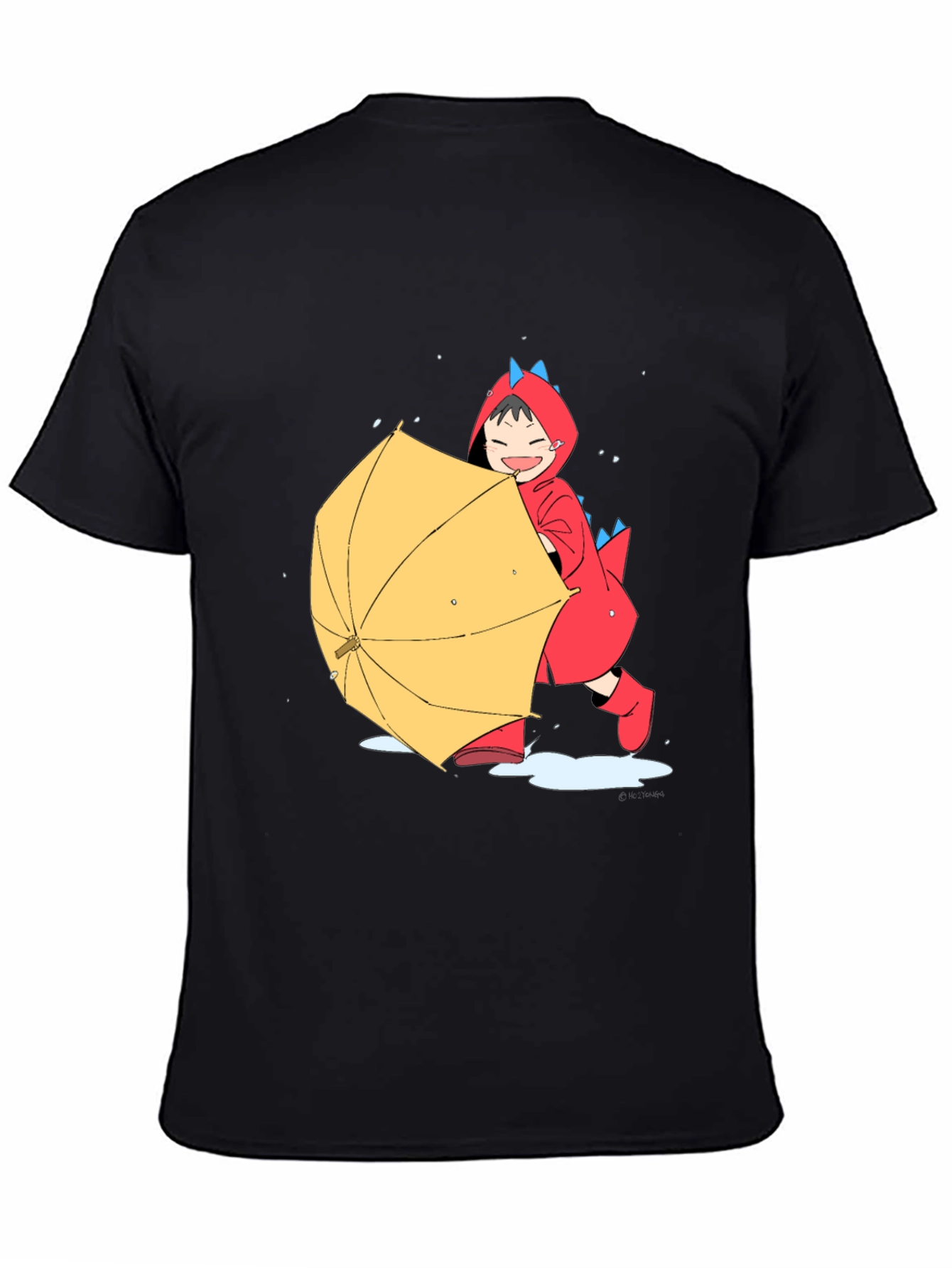 Dino Rain Fun T-Shirt
