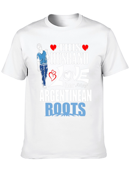 Husband Loves Her Argentinean Roots T-Shirt