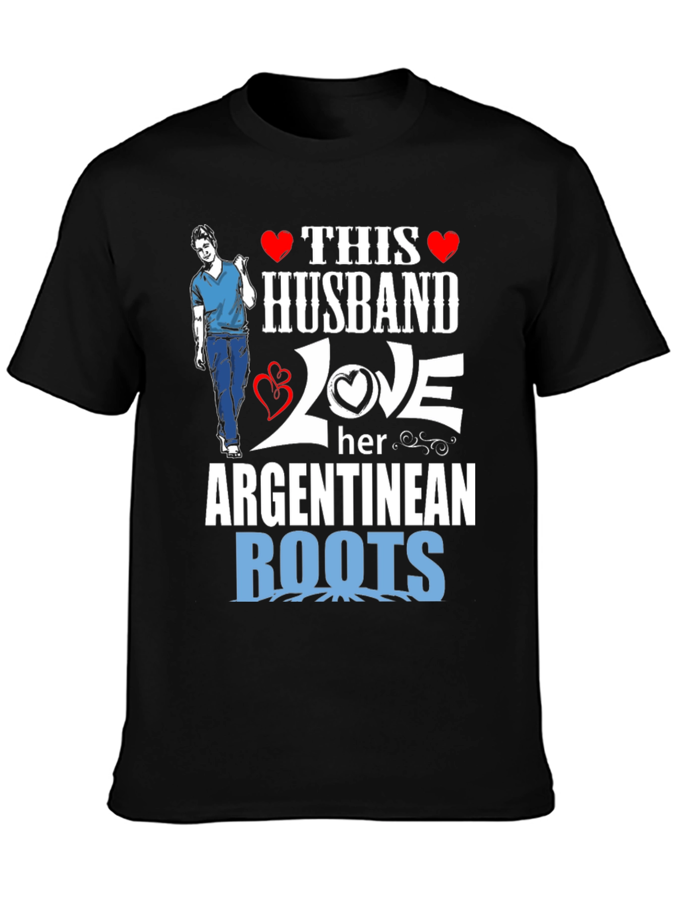 Husband Loves Her Argentinean Roots T-Shirt