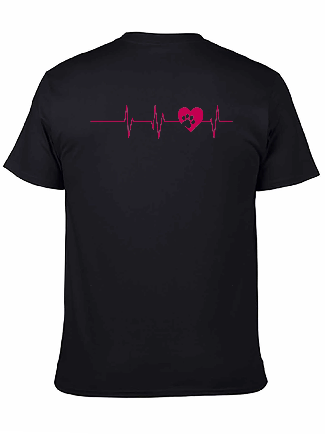 Heartbeat Paw Print Tee - Love Your Pet!