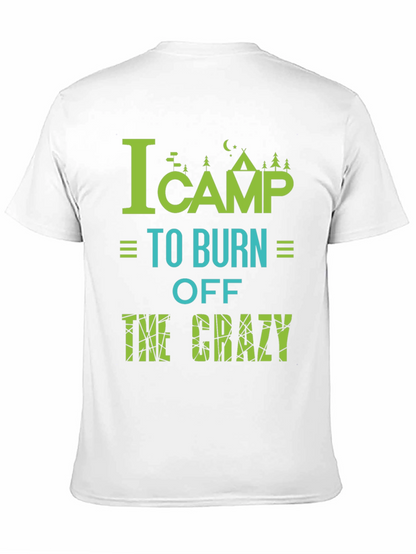 Camping Burn Off Crazy Graphic Tee