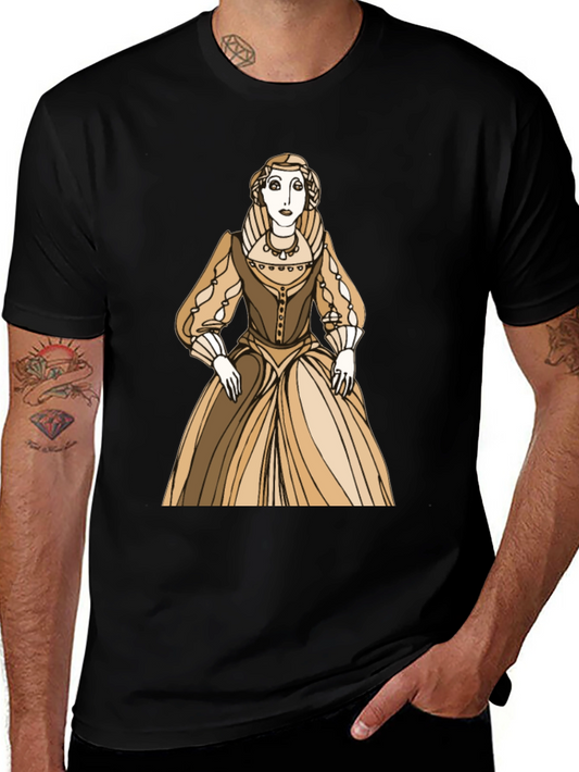 Renaissance Woman Graphic Tee - Classic Art Shirt