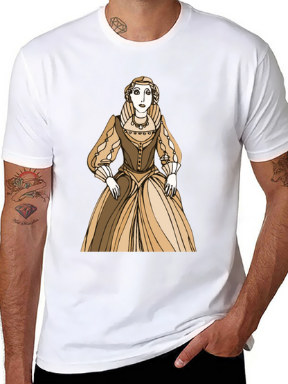 Renaissance Woman Graphic Tee - Classic Art Shirt