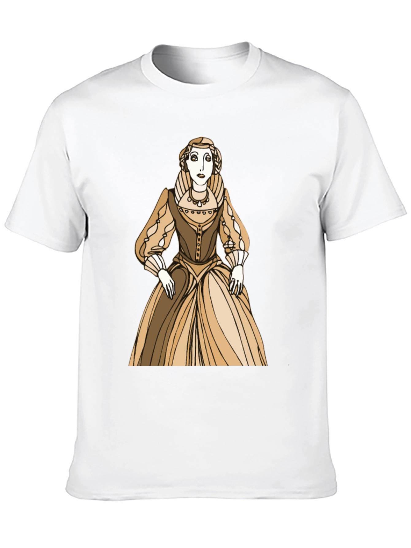 Renaissance Woman Graphic Tee - Classic Art Shirt