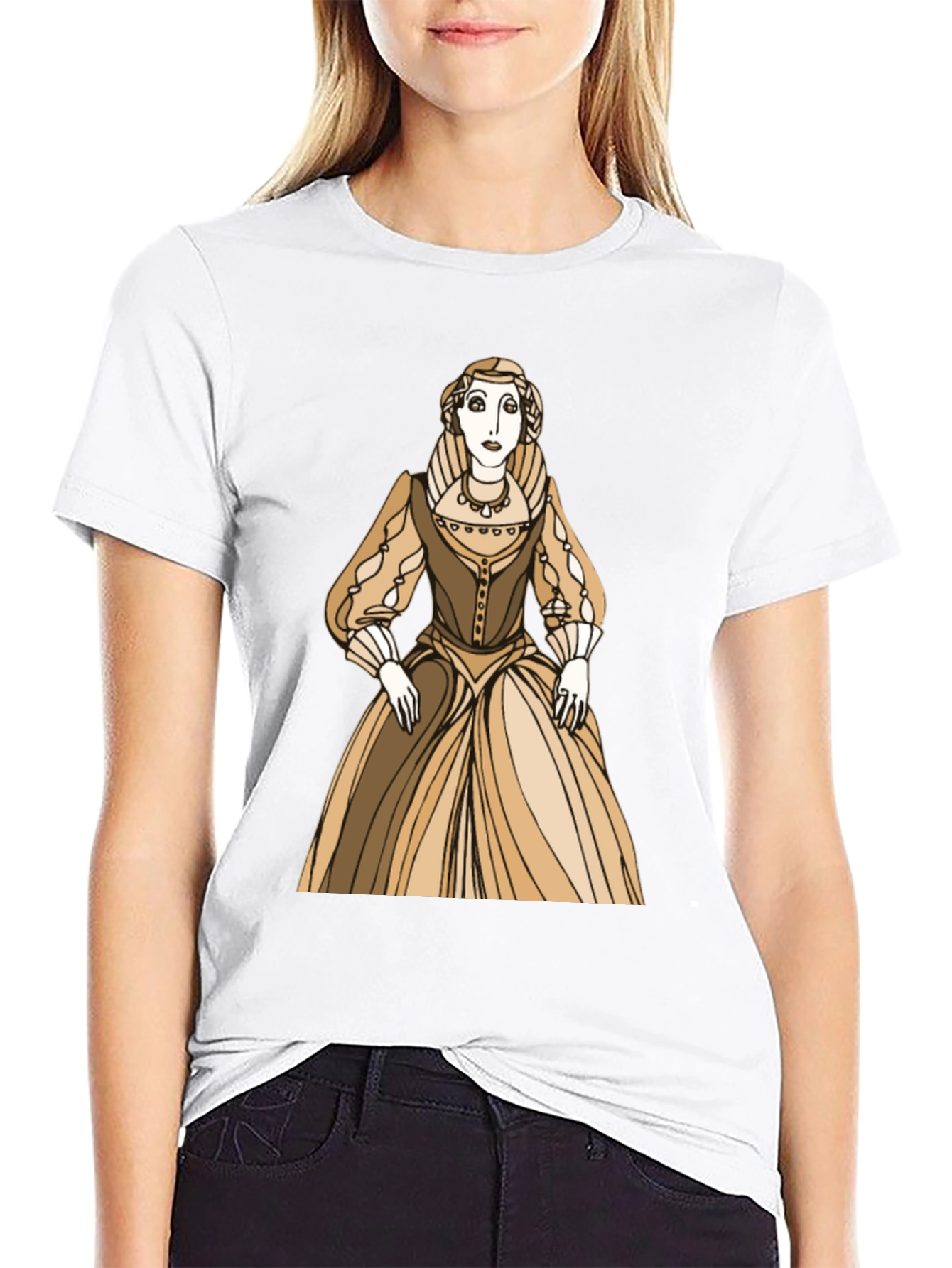 Renaissance Woman Graphic Tee - Classic Art Shirt