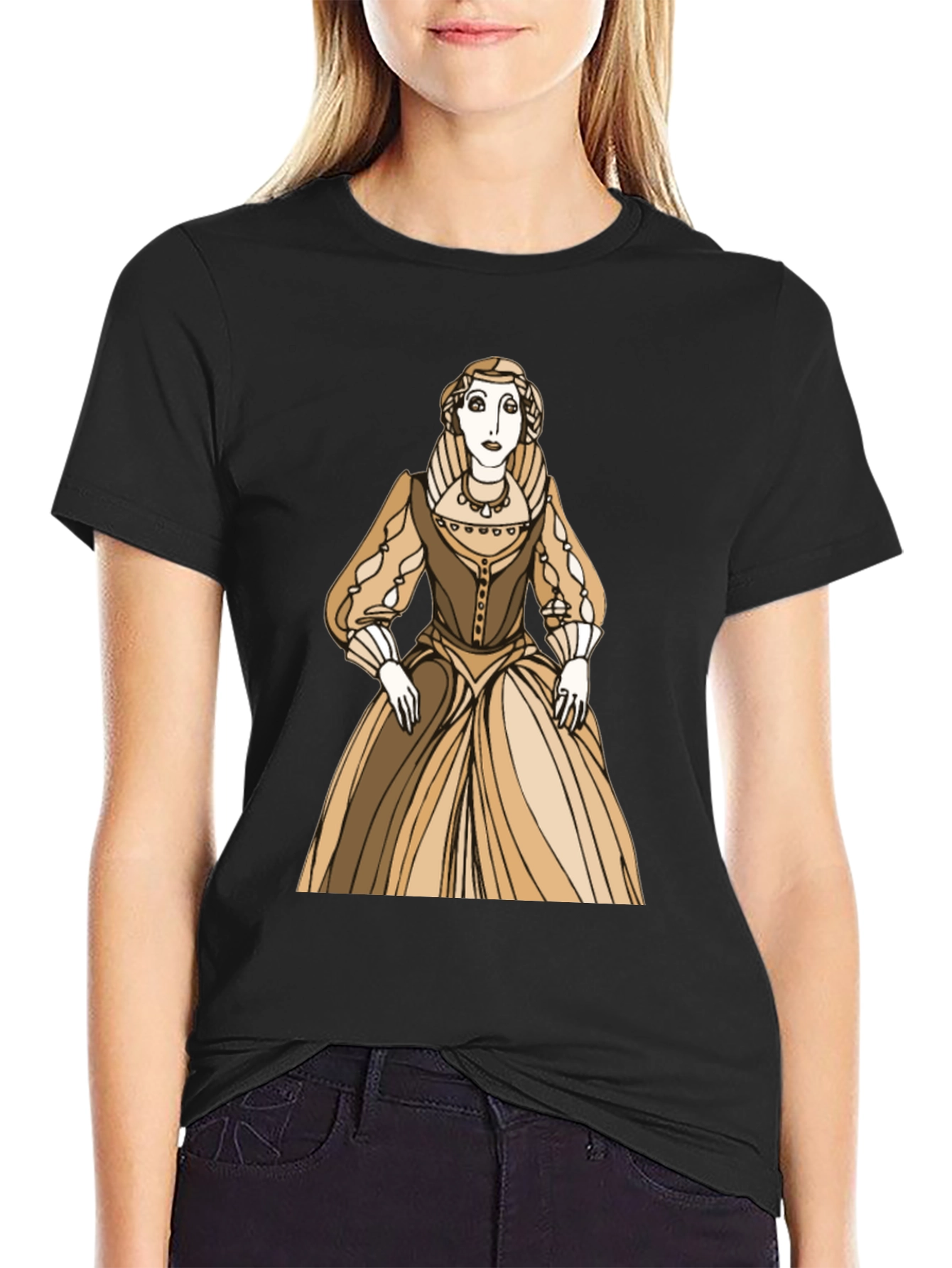 Renaissance Woman Graphic Tee - Classic Art Shirt