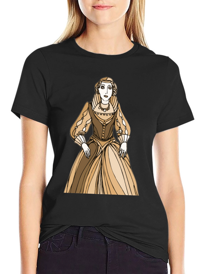 Renaissance Woman Graphic Tee - Classic Art Shirt